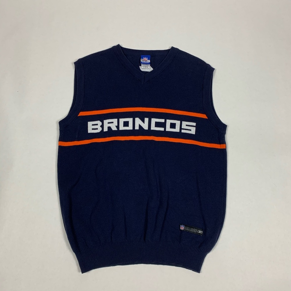 Denver Broncos Ditka Style Sweater Vest